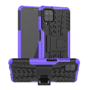 Samsung Galaxy A12      Heavy Duty Case    Purple
