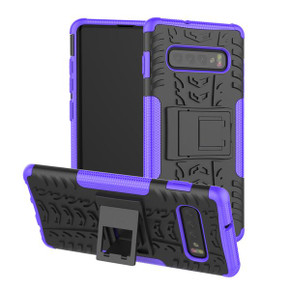 Samsung Galaxy S10 Plus      Heavy Duty Case    Purple