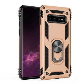 Samsung Galaxy S10 Plus      Military Armour Case    Gold