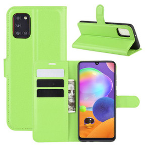 Galaxy A31      Pu Wallet Case    [Green]
