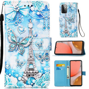 Samsung Galaxy A72      Designer PU Case      EiffelTower