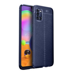 Samsung Galaxy A31      Leather Texture Case    Navy