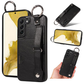 Samsung Galaxy S22+      Hand Strap PU Card Case    Black