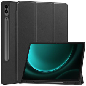 Samsung Galaxy Tab S9FE+ X610    Tri-Fold PU Case    Black