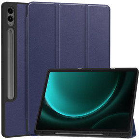 Samsung Galaxy Tab S9FE+ X610    Tri-Fold PU Case    Navy