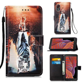 Samsung Galaxy Xcover 5      Designer PU Case      Cat&Tiger
