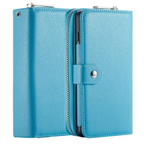 Samsung Galaxy S20 Plus Zipper Wallet Case LightBlue Samsung Galaxy S20 Plus Zipper Wallet Case LightBlue
