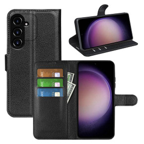 Galaxy S23 Fe      Pu Wallet Case    [Black]