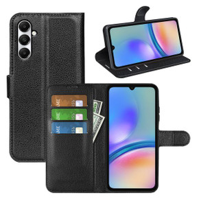 Galaxy A05S      Pu Wallet Case    [Black]