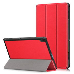 Lenovo Tab E10 TB-X104F Tri-Fold PU Case Red