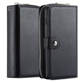 Samsung Galaxy S20      Zipper Wallet Case    Black
