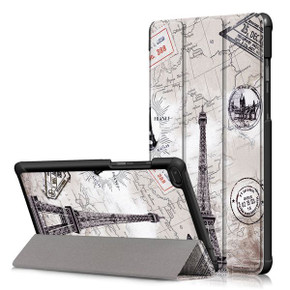 Lenovo Tab E8 TB-8304 Designer Tri-Fold Case EiffelTower