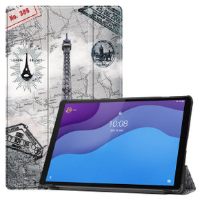 Lenovo Tab M10 HD (2nd Gen) TB-X306F Designer Tri-Fold Case EiffelTower