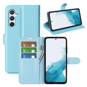 Galaxy A54 5G      Pu Wallet Case    [Lightblue]