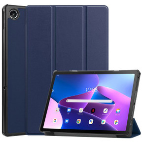 Lenovo Tab M10 Plus (3rd Gen) TB125 Tri-Fold PU Case Navy Lenovo Tab M10 Plus (3rd Gen) TB125 Tri-Fold PU Case Navy