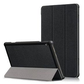 Lenovo Tab M10 TB-X605F Tri-Fold PU Case Black Lenovo Tab M10 TB-X605F Tri-Fold PU Case Black