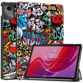 Lenovo Tab M11 TB330 Designer Tri-Fold Case Graffiti