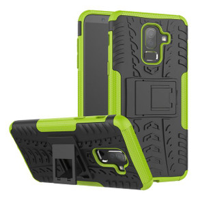 Samsung Galaxy J8 2018      Heavy Duty Case    Green