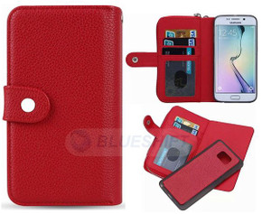 Samsung Galaxy Note 5      Zipper Wallet Case    Red