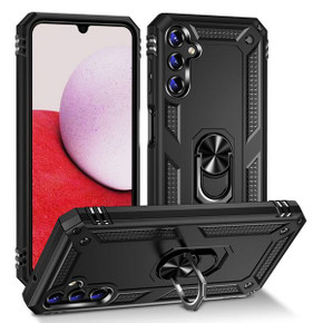Samsung Galaxy A14 Military Armour Ring Case Black Samsung Galaxy A14 Military Armour Ring Case Black