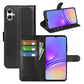 Galaxy A05      Pu Wallet Case    [Black]