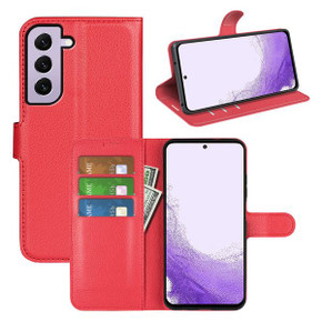 Galaxy S23      Pu Wallet Case    [Red]