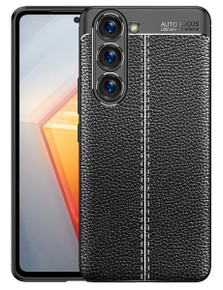 Samsung Galaxy S23 Leather Texture Case Black Samsung Galaxy S23 Leather Texture Case Black