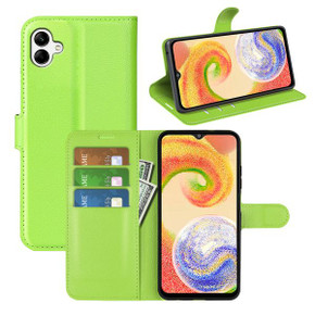 Galaxy A04      Pu Wallet Case    [Green]