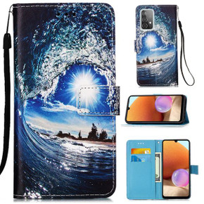 Samsung Galaxy A32 4G      Designer PU Case      SeaWave