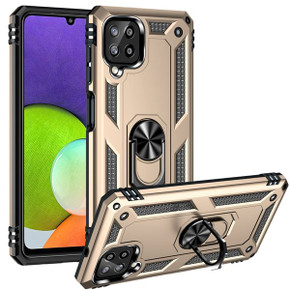Samsung Galaxy M32 4G Military Armour Ring Case Gold Samsung Galaxy M32 4G Military Armour Ring Case Gold