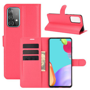 Samsung Galaxy A52      PU Wallet Case    Red