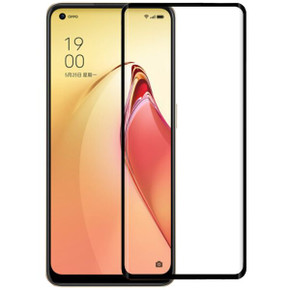 OPPO Reno8 5G Premium Full Cover Glass Screen Protector Black OPPO Reno8 5G Premium Full Cover Glass Screen Protector Black