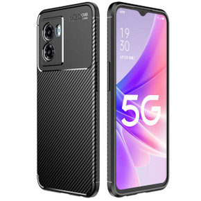 OPPO A77 5G Carbon Fibre Case Black OPPO A77 5G Carbon Fibre Case Black