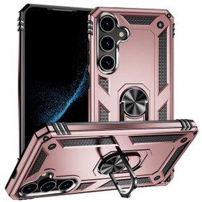 Samsung Galaxy S24+ Military Armour Ring Case RoseGold Samsung Galaxy S24+ Military Armour Ring Case RoseGold