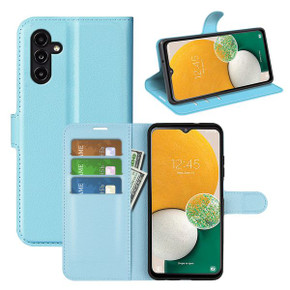 Samsung Galaxy A14      PU Wallet Case    LightBlue