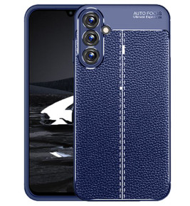 Samsung Galaxy A25 5G      Leather Texture Case    Navy