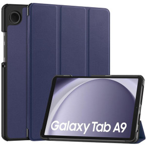 Samsung Galaxy Tab A9 X115    Tri-Fold PU Case    Navy