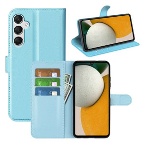 Galaxy A35 5G      Pu Wallet Case    [Lightblue]