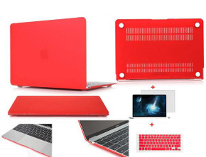 Apple MacBook 12" (2015-2017) A1534 Matte Hard Case Red Apple MacBook 12" (2015-2017) A1534 Matte Hard Case Red
