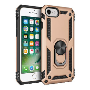 Apple iPhone SE (3nd Gen) Military Armour Ring Case Gold