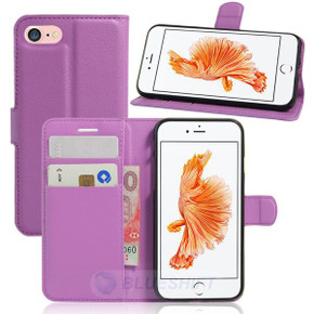 Iphone Se (3Nd Gen)      Pu Wallet Case    [Purple]