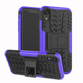 Apple iPhone XR Heavy Duty Case Purple