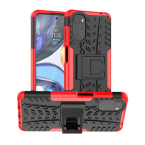 Moto e32 Heavy Duty Case Red
