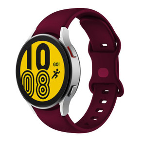 Samsung Galaxy Watch 5      Silicone Strap   Maroon