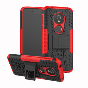 Moto E5/G6Play Heavy Duty Case Red