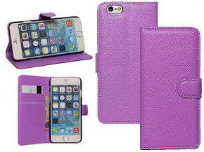 Iphone 6Plus/6Splus      Pu Wallet Case    [Purple]