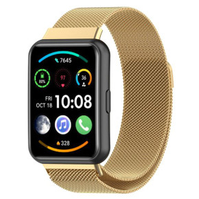 Huawei Watch Fit 2 Milanese Loop Strap Gold Huawei Watch Fit 2 Milanese Loop Strap Gold