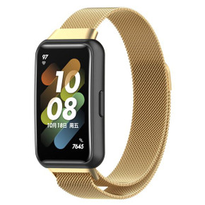 Huawei Band 7      Milanese Loop Strap   Gold