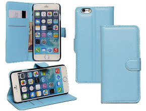Iphone 6Plus/6Splus      Pu Wallet Case    [Lightblue]