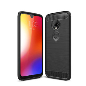Moto G7/G7Plus Carbon Fibre Case Black